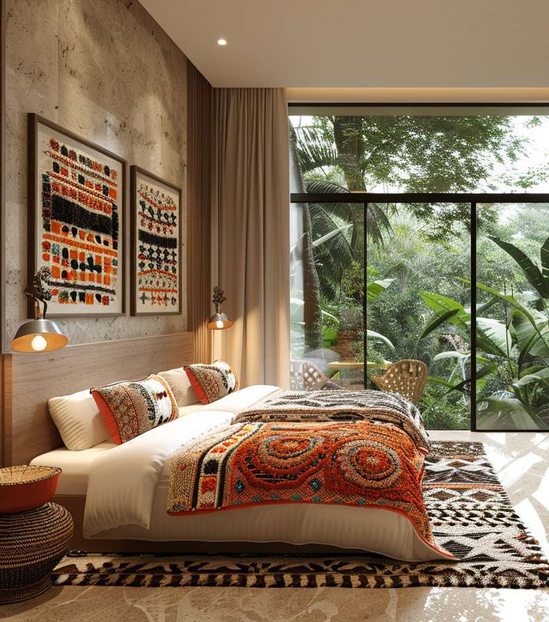 Private residence surrounded by tropical gardens